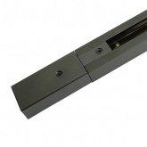 Шинопровод CAB1007 для трековых светильников, черный 2м (в наборе токоввод, заглушка, крепление)