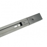 Шинопровод CAB1007 для трековых светильников, черный 2м (в наборе токоввод, заглушка, крепление)