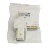 Коннектор Feron LD1019 Т-образный для шинопровода, белый, для CAB1007