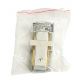 Коннектор Feron LD1020 прямой для шинопровода, белый, для CAB1007