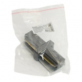 Коннектор Feron LD1020 прямой для шинопровода, черный, для CAB1007