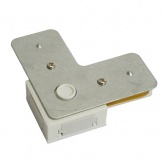 Коннектор Feron LD1021 угловой для шинопровода, белый, для CAB1007