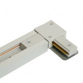 Коннектор Feron LD1021 угловой для шинопровода, белый, для CAB1007