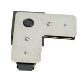 Коннектор Feron LD1021 угловой для шинопровода, черный, для CAB1007