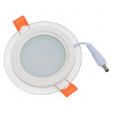 Светильник светодиодный ИЭК LED ДВО 1620 6Вт 4200K 480Lm IP20 со стеклом круг d75/D96x37mm