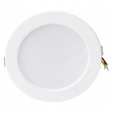 Светильник светодиодный ИЭК LED ДВО 1612 9Вт 4200K 620Lm IP20 круг белый d90/D118x35mm