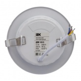 Светильник светодиодный ИЭК LED ДВО 1613 12Вт 3000K 860Lm IP20 круг белый d110/D145x35mm