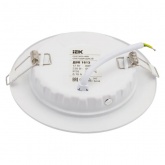 Светильник светодиодный ИЭК LED ДВО 1613 12Вт 3000K 860Lm IP20 круг белый d110/D145x35mm