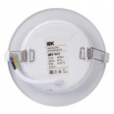 Светильник светодиодный ИЭК LED ДВО 1613 12Вт 4200K 860Lm IP20 круг белый d110/D145x35mm