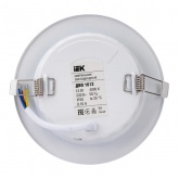 Светильник светодиодный ИЭК LED ДВО 1621 12Вт 4200K 1020Lm IP20 со стеклом круг d125/D160x37mm