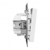 Механизм выключателя 1-клавишного EKF 10А Эпика белый