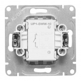 Механизм выключателя 1-клавишного EKF 10А Эпика белый