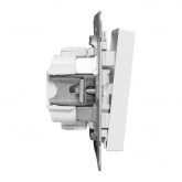 Механизм переключателя 1-клавишного EKF 10А Эпика белый