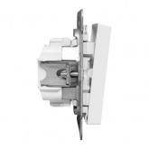 Механизм 2-клавишной кнопки EKF 10А Эпика белый