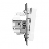 Механизм 2-клавишного кнопочного выключателя EKF для жалюзи Эпика белый