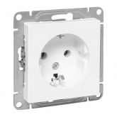 Механизм розетки EKF 2P+E 16А Эпика белый