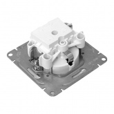 Механизм розетки EKF 2P+E 16А Эпика белый