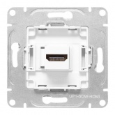 Механизм розетки EKF HDMI Эпика белый