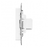 Механизм розетки EKF HDMI+RJ45 (cat5) Эпика белый