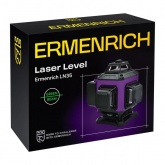Уровень лазерный Ermenrich PRO LN35 цвет лазера зеленый
