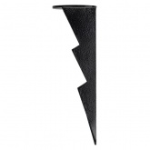 Держатель грунтовый ЭРА ДГ-02 черный, для прожекторов и ландшафтных светильников, крепления в грунт