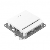 Механизм выключателя карточного с подсветкой EKF 10А Эпика белый