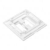 Пластина EKF переходная для 1 или 2х клавишного выключателя IP44 Эпика белый