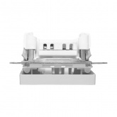 Механизм переключателя 1-клавишного EKF 10А Эпика алюминий