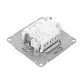 Механизм переключателя 2-клавишного EKF 10А Эпика алюминий