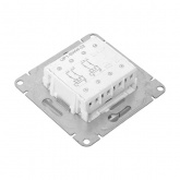 Механизм переключателя 2-клавишного EKF перекрестного 10А Эпика алюминий