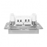 Механизм 1-клавишной кнопки EKF 10А Эпика алюминий