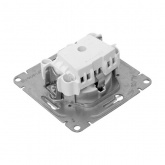 Механизм розетки EKF 2P+E 16А Эпика алюминий