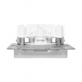 Механизм розетки EKF 2P без заземления 16А Эпика алюминий