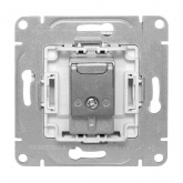 Механизм розетки EKF оконечный TV 5-862МГц Эпика алюминий