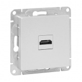 Механизм розетки EKF HDMI Эпика алюминий