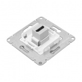 Механизм розетки EKF HDMI Эпика алюминий