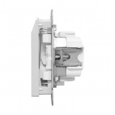 Механизм выключателя карточного с подсветкой EKF 10А Эпика алюминий