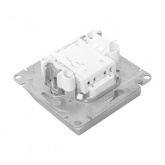 Механизм выключателя карточного с подсветкой EKF 10А Эпика алюминий