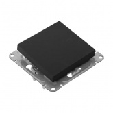 Механизм выключателя 1-клавишного EKF 10А Эпика черный