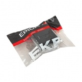 Механизм выключателя 2-клавишного EKF с подсветкой 10А Эпика черный