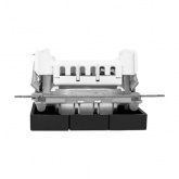 Механизм выключателя 3-клавишного EKF 10А Эпика черный