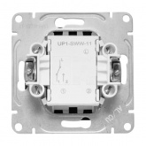Механизм переключателя 1-клавишного EKF 10А Эпика черный
