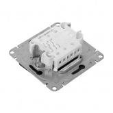 Механизм переключателя 2-клавишного EKF 10А Эпика черный