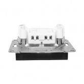 Механизм 1-клавишной кнопки EKF 10А Эпика черный