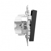 Механизм 1-клавишной кнопки EKF 10А Эпика черный