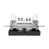 Механизм 2-клавишной кнопки EKF 10А Эпика черный