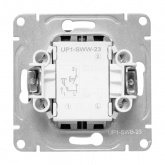 Механизм 2-клавишной кнопки EKF 10А Эпика черный