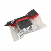 Механизм розетки EKF 2P+E 16А Эпика черный