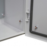 Корпус металлический навесной с монтажной панелью DEKraft ЩРНМ 2.0 250х200х150 IP31 RAL7035