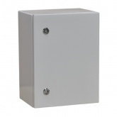 Корпус металлический навесной с монтажной панелью DEKraft ЩРНМ 2.0 400х300х150 IP31 RAL7035